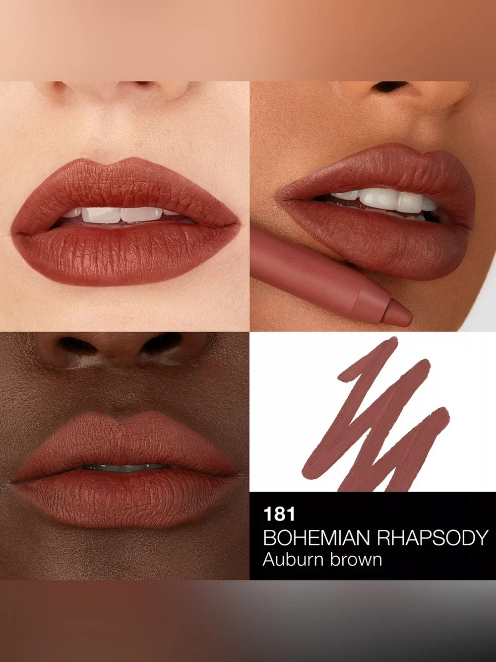 NARS PowerMatte High Intensity Lip Pencil, Bohemian Rhapsody 181, NEW NIP, $32